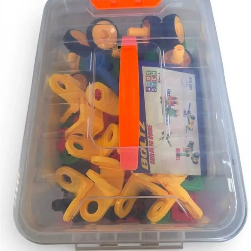 USA Toyz 163pk Boltz Learning Resources Toy Box Building Toys